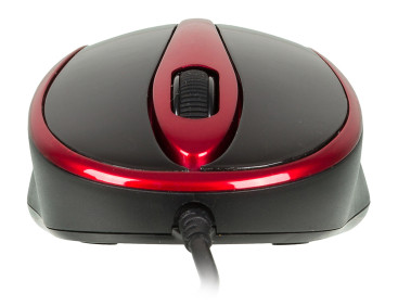 A4Tech V-Track Padless N-360, проводная, 1200dpi, красный/черный