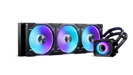 Phanteks Glacier One 420D30 X2, LGA1700/1200/115X/AM5/AM4, Black