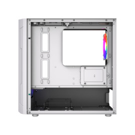 Powercase Mistral Micro D3W ARGB V2, mATX, 3x120mm ARGB, White, CMMDW-A3-V2