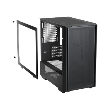XASTRA A400M 0F, mATX, Black, A400M-0F