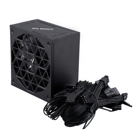 1STPLAYER ACK BRONZE 650W, ATX 3.1, 80 PLUS Bronze, PCIe 5.1, Black, HA-650AA2