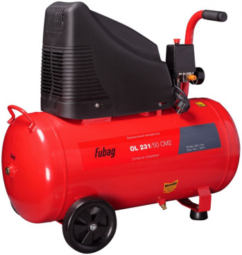 Компрессор поршневой Fubag OL 231/50 CM2 безмасляный 230л/мин 50л 1500Вт красный