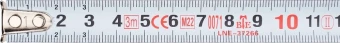 Рулетка строительная Amo R303 дл.полотна 3м изм.шкала в см зацеп простой красный/черный (851506)