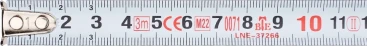 Рулетка строительная Amo R303 дл.полотна 3м изм.шкала в см зацеп простой красный/черный (851506)
