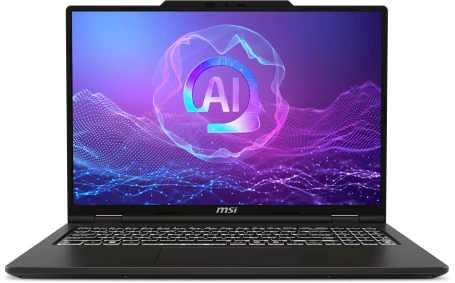 Ноутбук MSI Venture A16 AI+ A3HMG-026XRU Ryzen AI 7 350 16Gb SSD1Tb AMD Radeon 860M 16" OLED 2K (2048x1280) без ОС grey WiFi BT Cam (9S7-261K21-026)