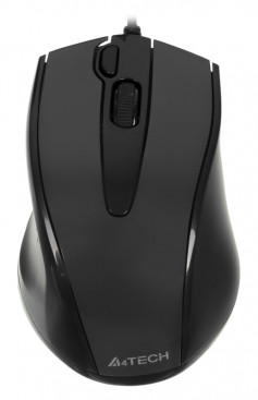 A4Tech V-Track Padless N-500F, проводная, 1200dpi, черный
