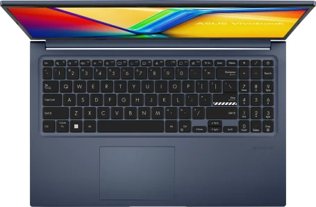 Ноутбук Asus Vivobook 15 X1502VA-BQ924 Core i7 13620H 16Gb SSD512Gb Intel UHD Graphics 15.6" IPS FHD (1920x1080) без ОС blue WiFi BT Cam (90NB10T1-M01890)