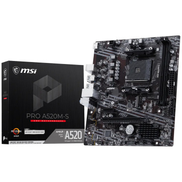 MSI PRO A520M-S socket AM4