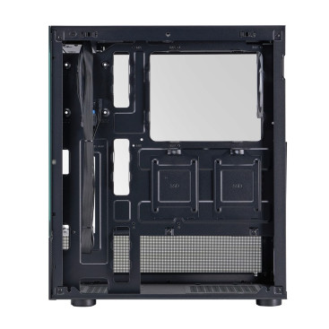 1STPLAYER MIKU Mi7-A ARGB, ATX, 3x120mm ARGB, Black, Mi7-A-BK-2FC7R-1FC7