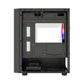 Powercase Mistral Micro EM16, mATX, 4x120mm FRGB, Black, CMMEM16B-L4