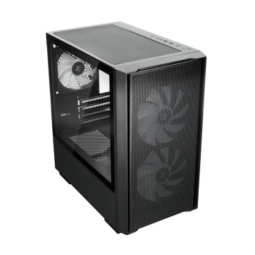 XASTRA A400M 3ARGB-C6, mATX, 3x120mm ARGB, Black, A400M-2FC14A-1FC12A-C6