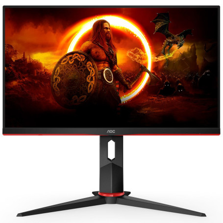 23.8" AOC QHD Q24G2A, черный/красный