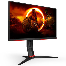 23.8" AOC QHD Q24G2A, черный/красный