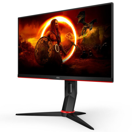 23.8" AOC QHD Q24G2A, черный/красный