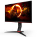 23.8" AOC QHD Q24G2A, черный/красный