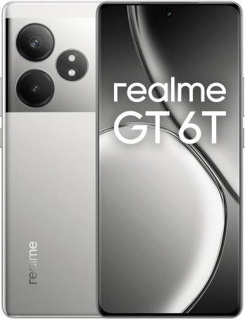 realme GT 6T 12/256 ГБ зеркальный серебряный