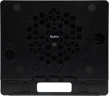 Подставка для ноутбука Buro BU-LS130 15.6" 280x250x15мм 520г металл/пластик черный