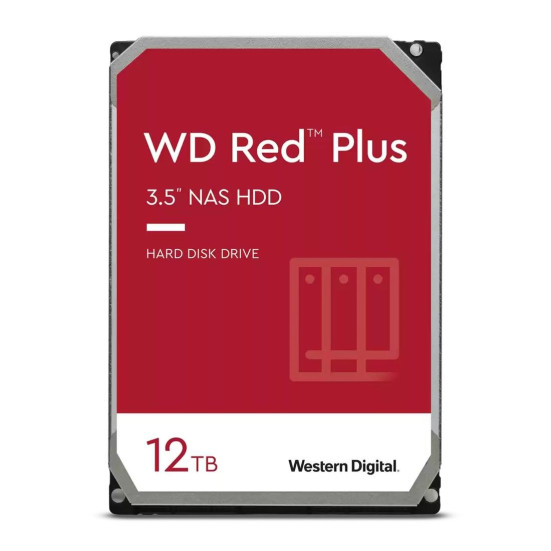 WD Red Plus 12TB 3.5" SATA 6Gb/s 7200rpm 256MB (WD120EFBX)