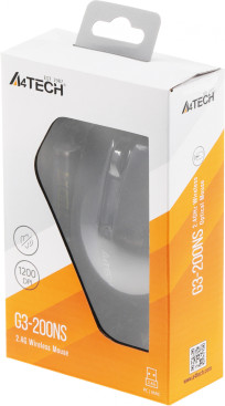 A4Tech V-Track G3-200NS, беспроводная, 1200dpi, черный
