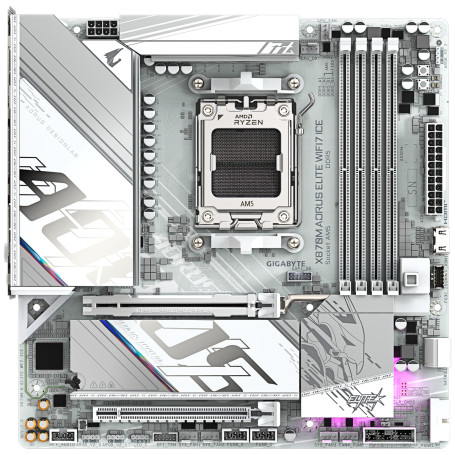 Gigabyte X870M AORUS ELITE WIFI7 ICE socket AM5