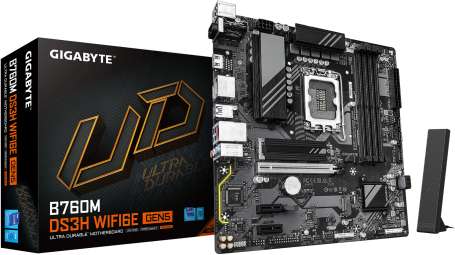 Gigabyte B760M DS3H WF6E GEN5 LGA1700