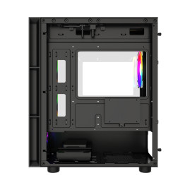 Powercase Mistral Micro EM17, mATX, 4x120mm ARGB, Black, CMMEM17B-A4