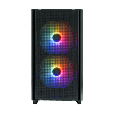 XASTRA A400M 3FRGB, mATX, 3x120mm FRGB, Black, A400M-2FC14F-1FC12F