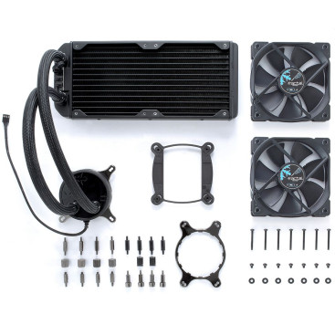 Fractal Celsius S24, LGA115X/1200/1700/AM4/AM5, FD-WCU-CELSIUS-S24-BK, черный