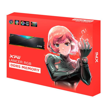 ADATA XPG Lancer RGB 64GB (2x32GB) DDR5 6400 CL32 Black AX5U6400C3232G-DCLARBK