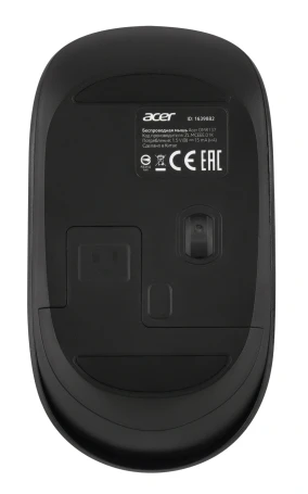 Acer OMR137, беспроводная, 1600dpi, черный