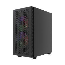 Powercase Mistral Micro EM18, mATX, 3x120mm ARGB, Black, CMMEM18B-A3