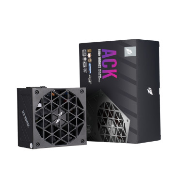 1STPLAYER ACK BRONZE 850W, ATX 3.1, 80 PLUS Bronze, PCIe 5.1, Black, HA-850AA2