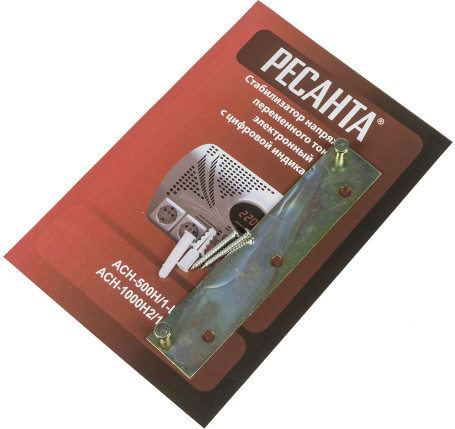 Стабилизатор напряжения Ресанта АСН-1000 Н2/1-Ц 1кВА однофазный серый (63/6/13)