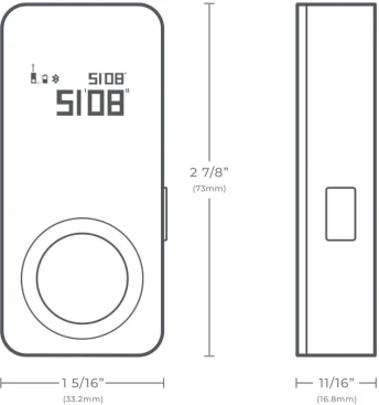 Лазерный дальномер Hoto Smart Laser Measure 2кл.лаз. 630нм цв.луч. красный (HTE0002EU)