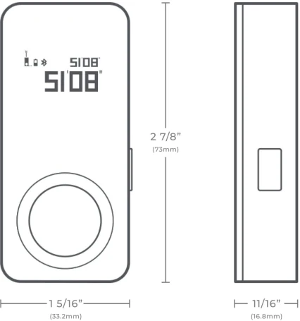 Лазерный дальномер Hoto Smart Laser Measure 2кл.лаз. 630нм цв.луч. красный (HTE0002EU)