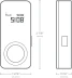 Лазерный дальномер Hoto Smart Laser Measure 2кл.лаз. 630нм цв.луч. красный (HTE0002EU)