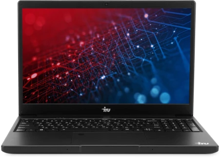 Ноутбук IRU Оникс 15U Core i5 1135G7 8Gb SSD256Gb Intel Iris Xe graphics G7 15.6" IPS FHD (1920x1080) FreeDOS black WiFi BT Cam 8000mAh (1923010)