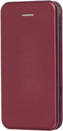 Wellmade Чехол-книжка для Tecno Spark GO 2023 бордовый