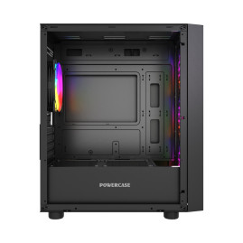 Powercase Mistral Micro EM19, mATX, 4x120mm ARGB, Black, CMMEM19B-A4