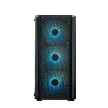 XASTRA A402M 4ARGB, mATX, 4x120mm ARGB, Black, A402M-4FC12A-BK