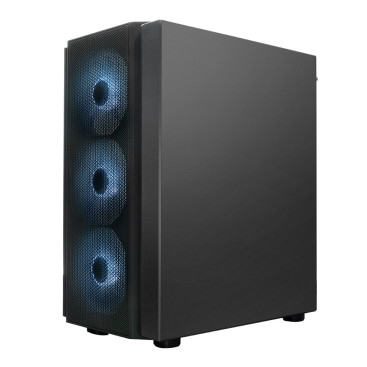 XASTRA A402M 4ARGB, mATX, 4x120mm ARGB, Black, A402M-4FC12A-BK