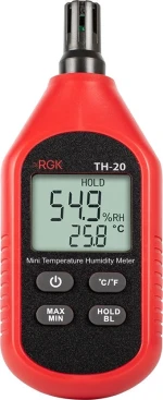 Термогигрометр RGK TH-20 портативный красный/черный (776486)
