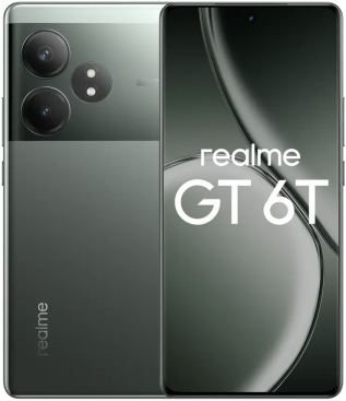 realme GT 6T 8/256 ГБ зеленый туман
