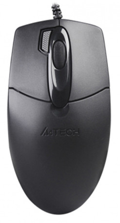 Мышь A4Tech OP-730D черный оптическая 1200dpi USB 4but