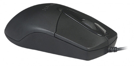 Мышь A4Tech OP-730D черный оптическая 1200dpi USB 4but