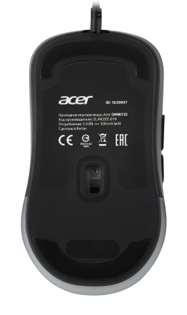 Acer OMW135, проводная, 6400dpi, черный