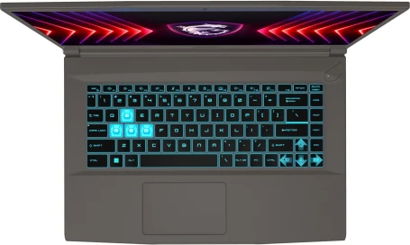 Ноутбук MSI Thin 15 B12VE-1292RU Core i7 12650H 16Gb SSD512Gb NVIDIA GeForce RTX4050 6Gb 15.6" IPS FHD (1920x1080) Windows 11 Home grey WiFi BT Cam (9S7-16R831-1292)