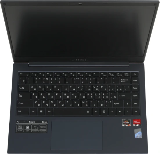 Ноутбук Maibenben S14A-R545UM Ryzen 5 Pro 4650U 8Gb SSD256Gb AMD Radeon Graphics 14" IPS FHD (1920x1080) Windows 11 Home dk.blue WiFi BT Cam 5000mAh (S14A-R545UMA1SHURE0)