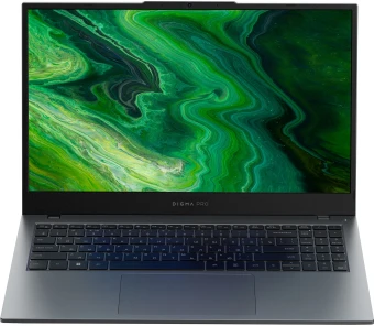 Ноутбук Digma Pro Fortis M Core i7 1355U 16Gb SSD512Gb Intel Iris Xe graphics 15.6" IPS FHD (1920x1080) Windows 11 Pro grey WiFi BT Cam 4250mAh (DN15P7-ADXW05)