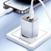Сетевое зар./устр. Hoco N46 Glorious 20W 3A (PD+QC+AFC) USB-A/Type-C универсальное синий (35318)